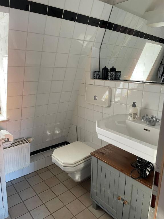 Koupelna v ubytování Gästehäuser Hölle 12 und Hölle 13