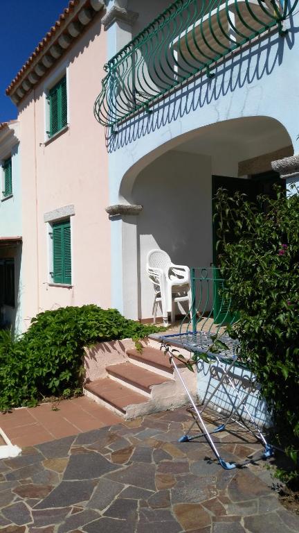 A balcony or terrace at Borgo Le Logge