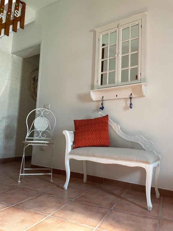 Posezení v ubytování Scibetta's B&B