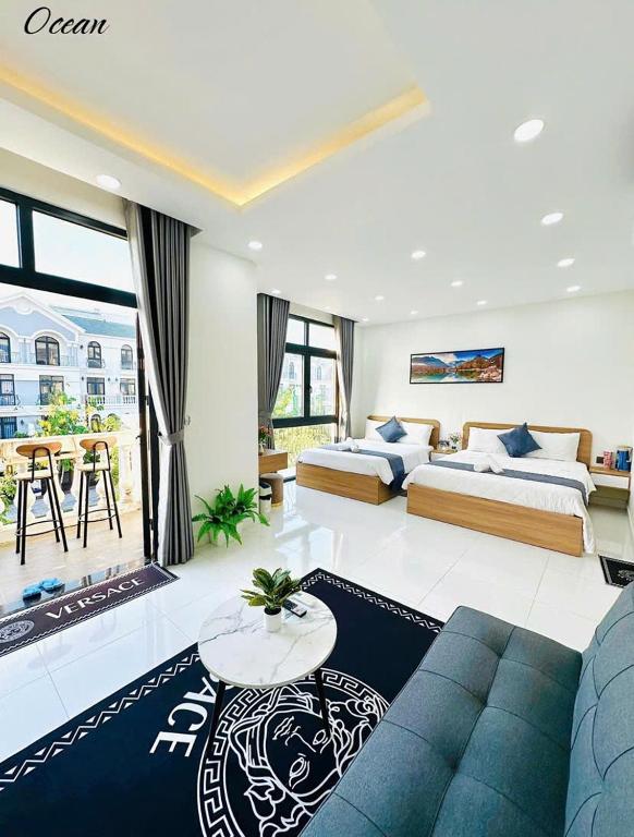 Postel nebo postele na pokoji v ubytování Hải Anh Homestay 1