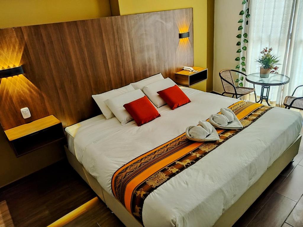 Postel nebo postele na pokoji v ubytování Velvet residence
