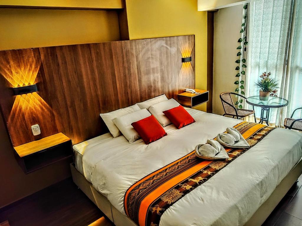 Postel nebo postele na pokoji v ubytování Velvet residence