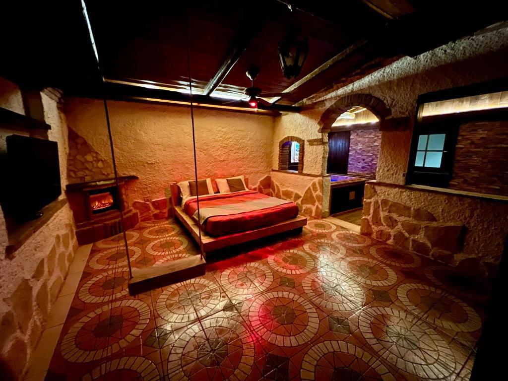 Ένα ή περισσότερα κρεβάτια σε δωμάτιο στο Weekend Rooms