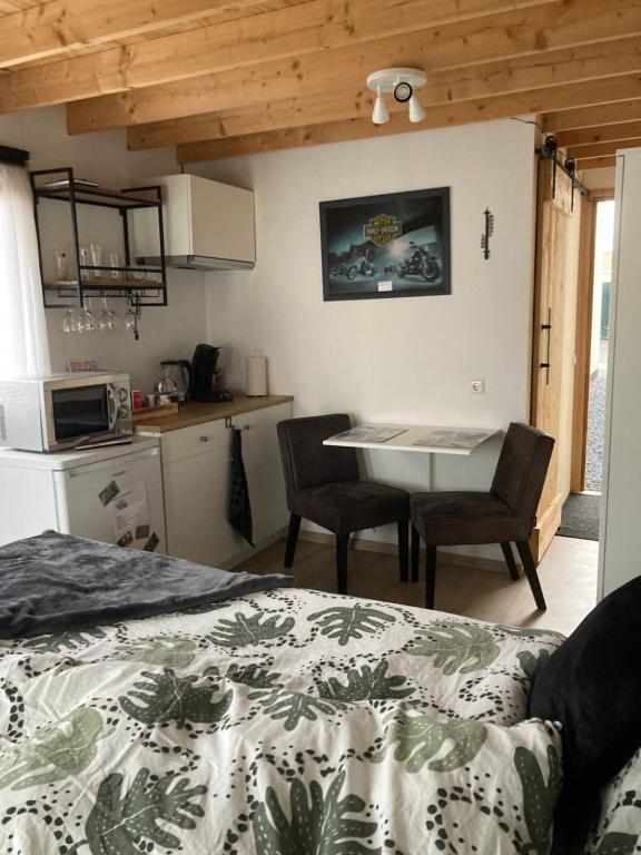 Kuchyň nebo kuchyňský kout v ubytování Bed & Breakfast ‘t Westergouwertje
