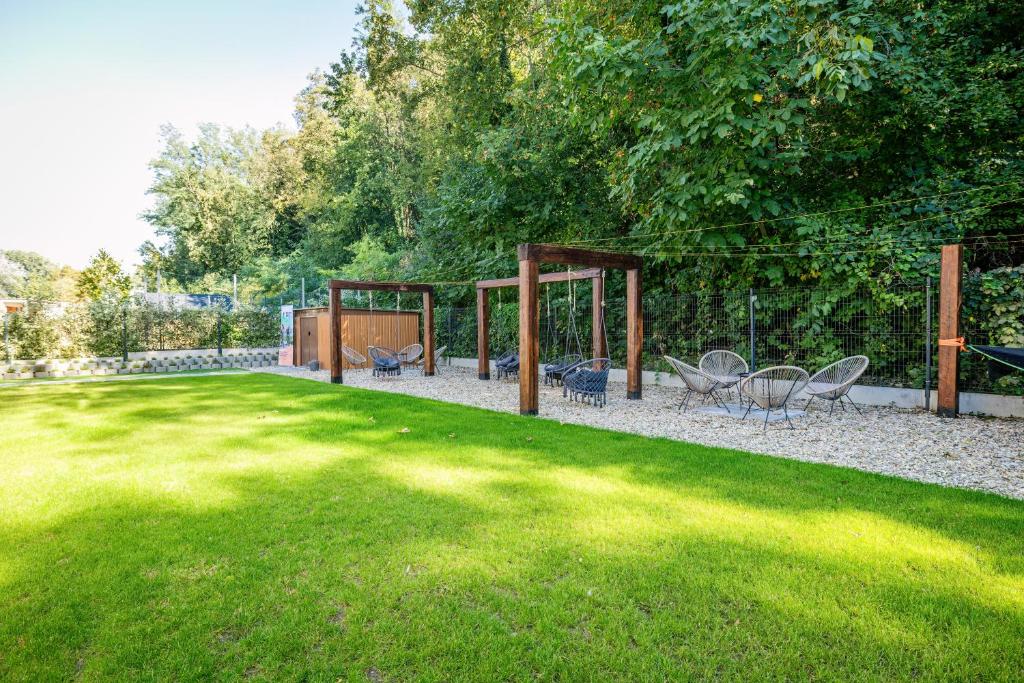 Zahrada ubytování Optimus Residence