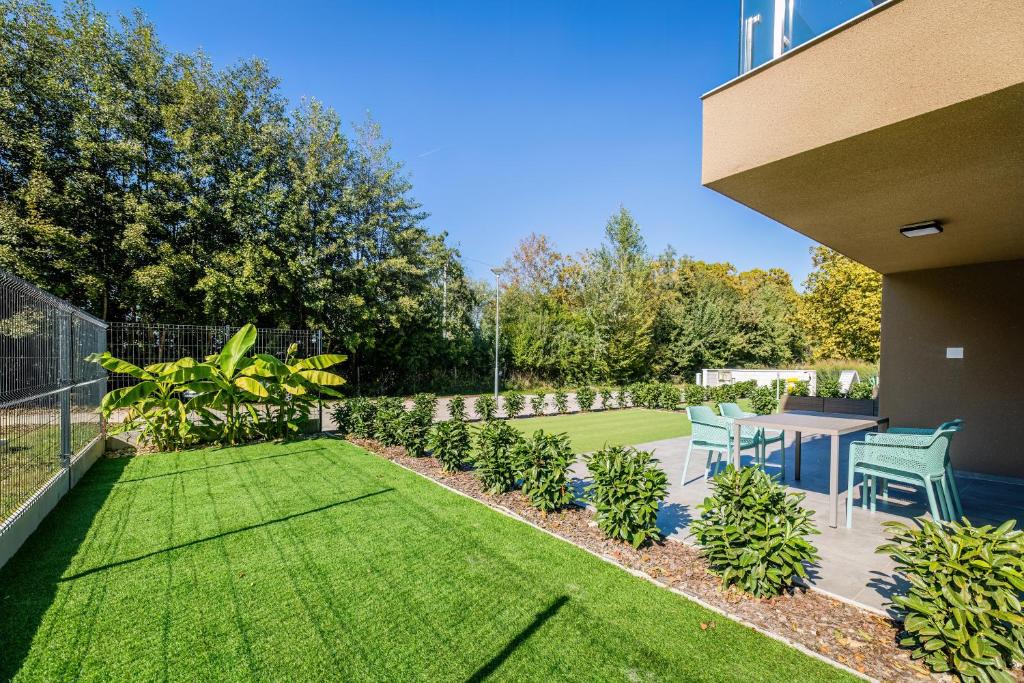 Zahrada ubytování Optimus Residence