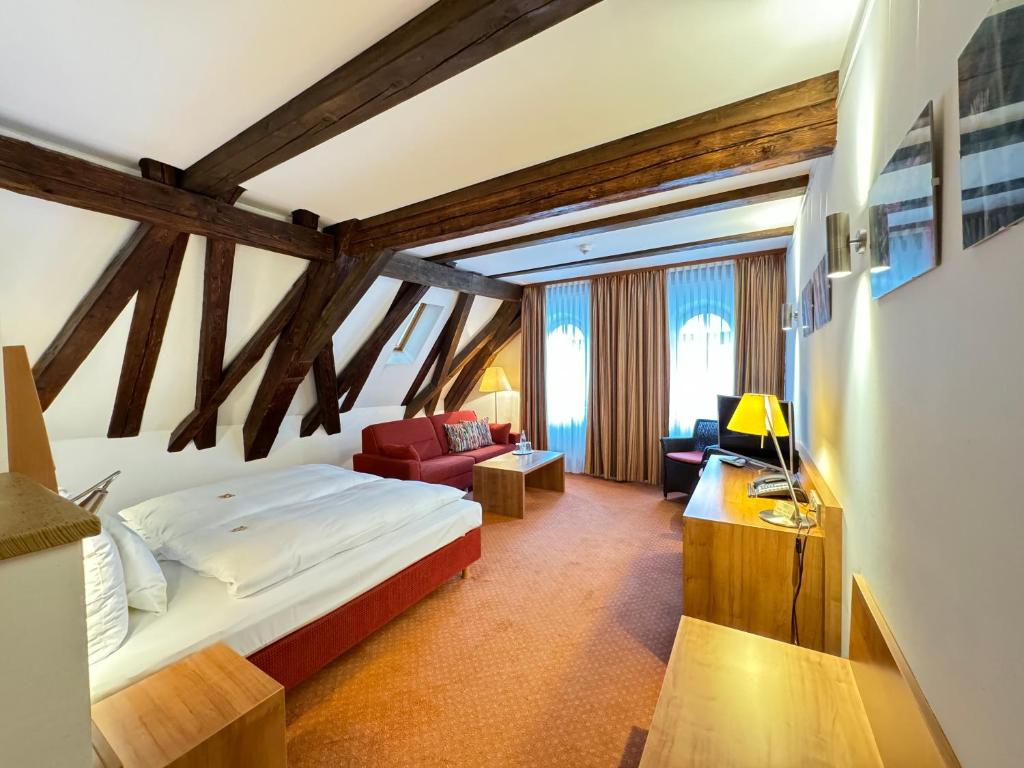 Postel nebo postele na pokoji v ubytování Hotel Haimerlhof