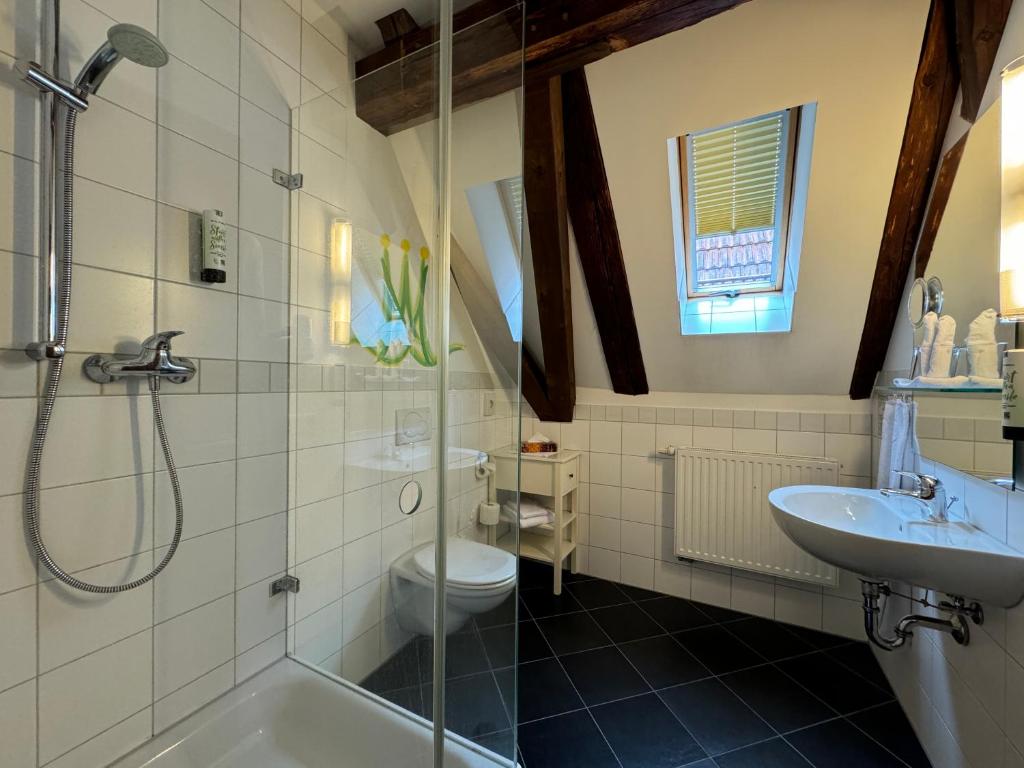 Koupelna v ubytování Hotel Haimerlhof