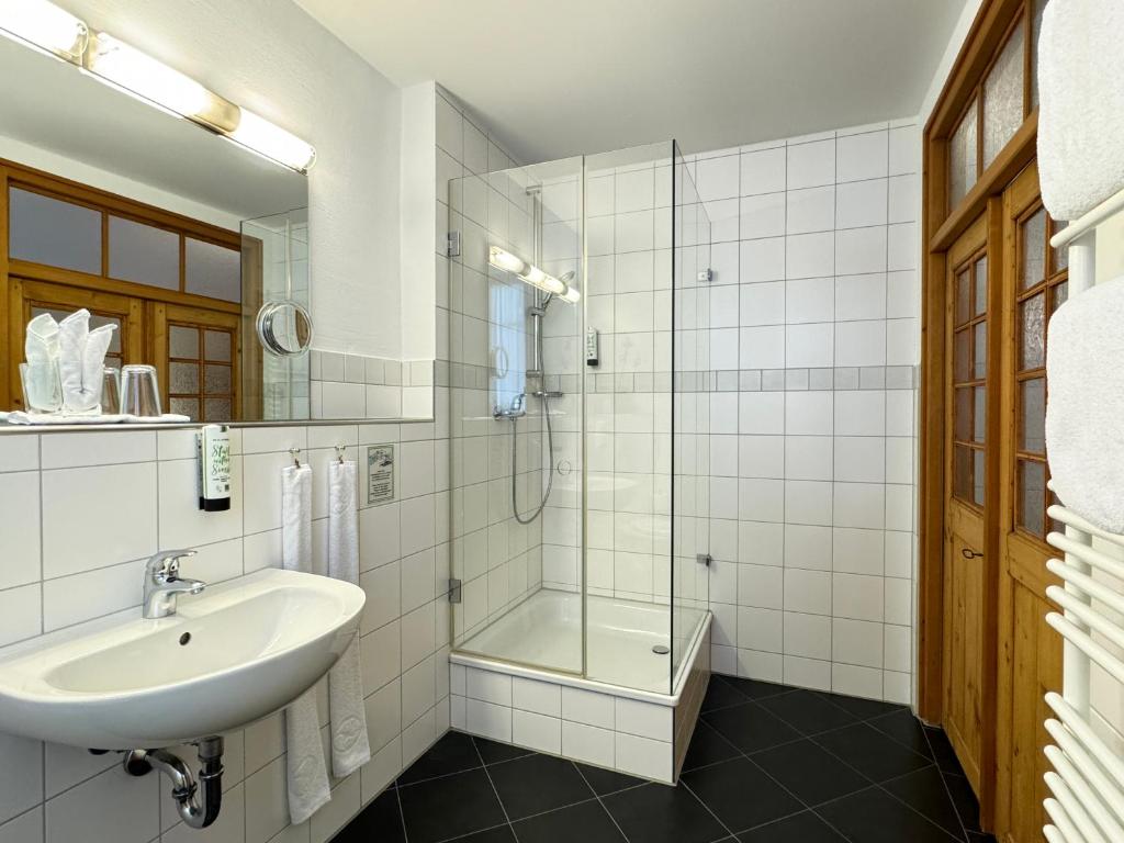 Koupelna v ubytování Hotel Haimerlhof