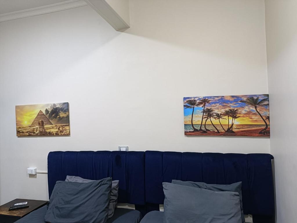 Posezení v ubytování New Pyramids hostel