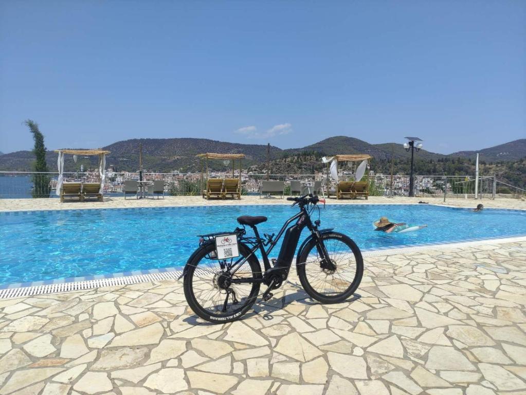 Jazda na bicykli v okolí ubytovania Poros View