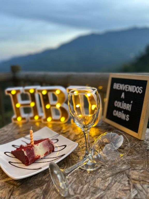 Bebidas en Cabañas Colibrí