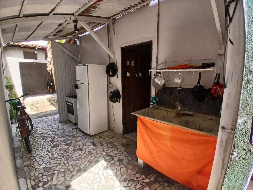 Kuchyň nebo kuchyňský kout v ubytování Hostel Teacher Elpidio