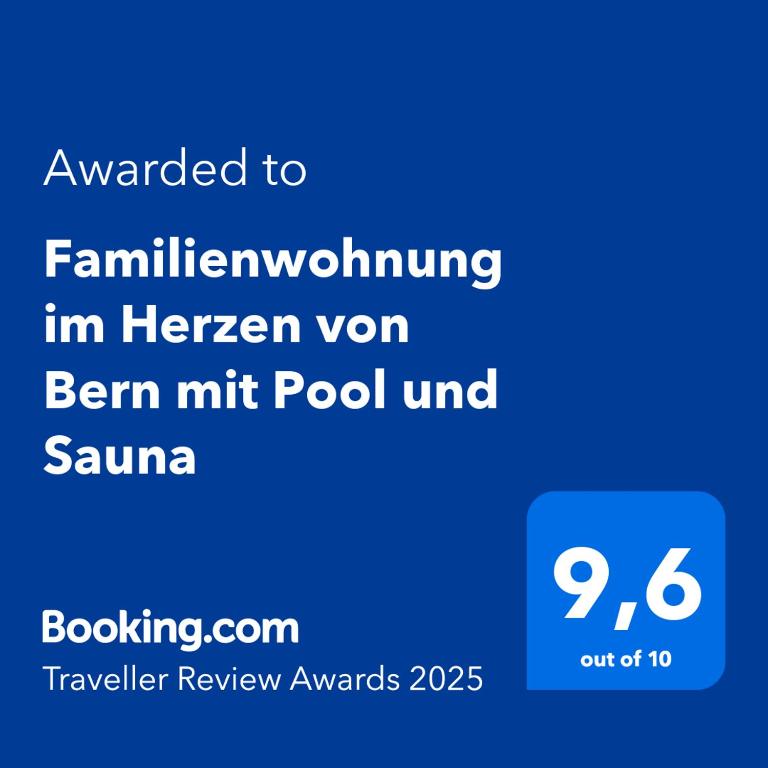 Familienwohnung im Herzen von Bern mit Pool und Sauna - Resim 12