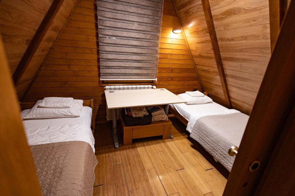 Postel nebo postele na pokoji v ubytování City Break