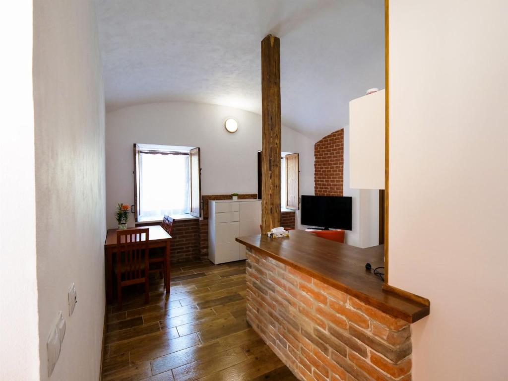 TV a/nebo společenská místnost v ubytování Apartmány 13 Přízemí 1