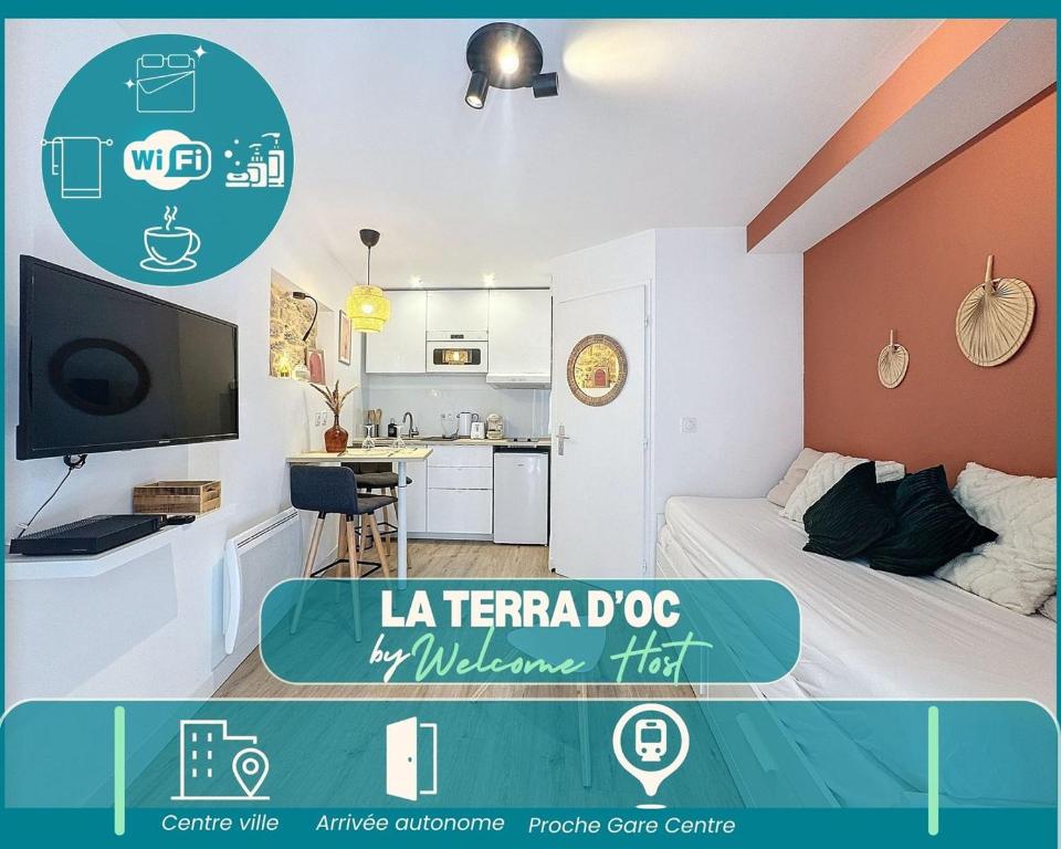 Photo de la galerie de l'établissement La Terra D'oc, Studio cosy proche du centre-ville, à Montpellier