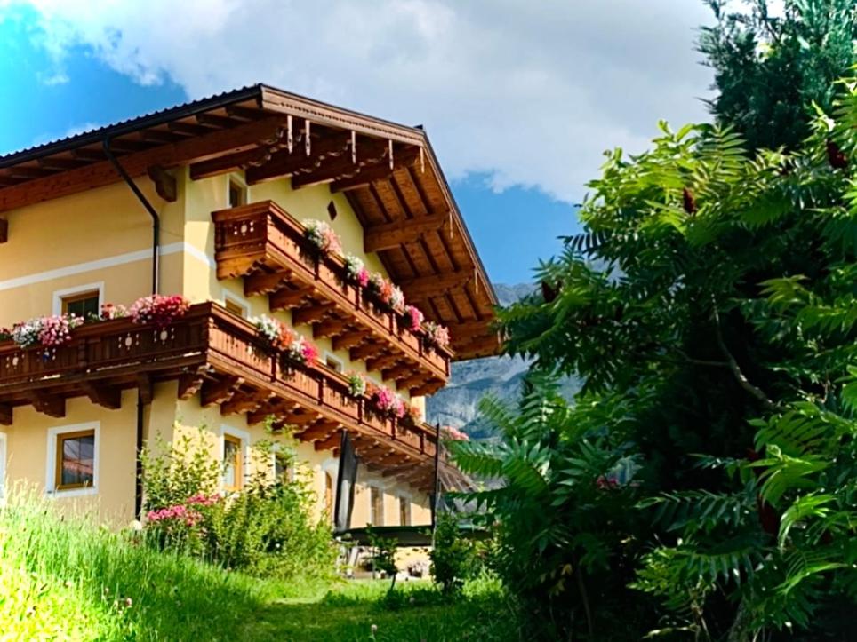 Zahrada ubytování Alpen Appartements Oberlehengut