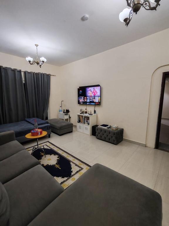TV a/nebo společenská místnost v ubytování DELUXE ROOMS Feel like home