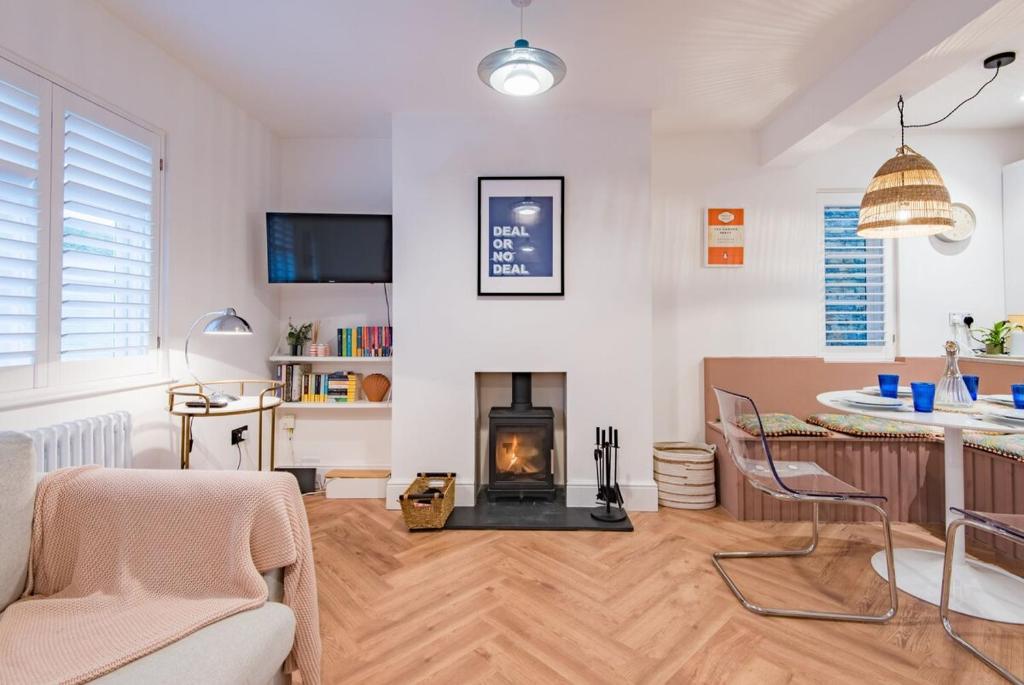 Posezení v ubytování The Printer's Place