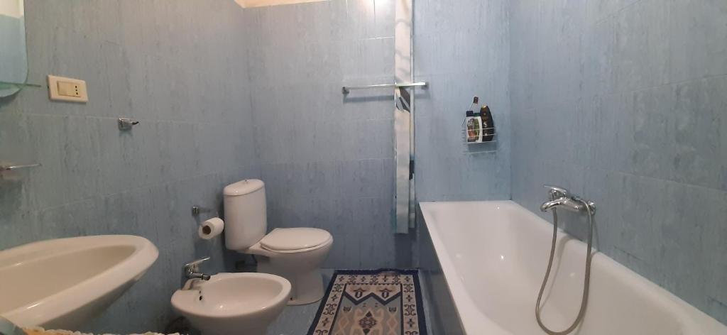 Koupelna v ubytování Enki's Guesthouse