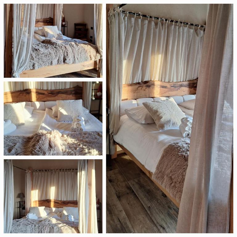 Postel nebo postele na pokoji v ubytování Agriturismo La Pina