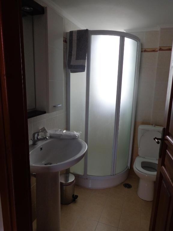 Koupelna v ubytování Alonaki Guesthouse