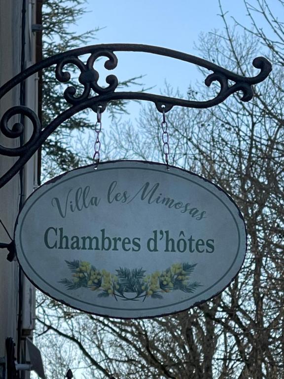 Certifikát, hodnocení, plakát nebo jiný dokument vystavený v ubytování Villa Les Mimosas - 3 chambres d'hôtes