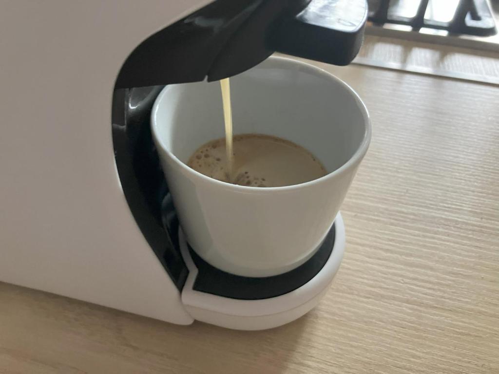Príslušenstvo na prípravu kávy alebo čaju v ubytovaní Poppy Flower Apartment