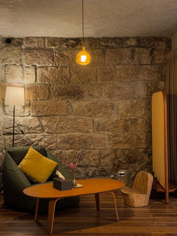 Posezení v ubytování 九份杉嶼民宿 Jiufen Cedar Lodge