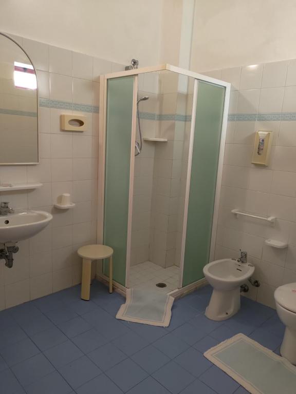 Koupelna v ubytování Meublé Nautic Rooms b&b