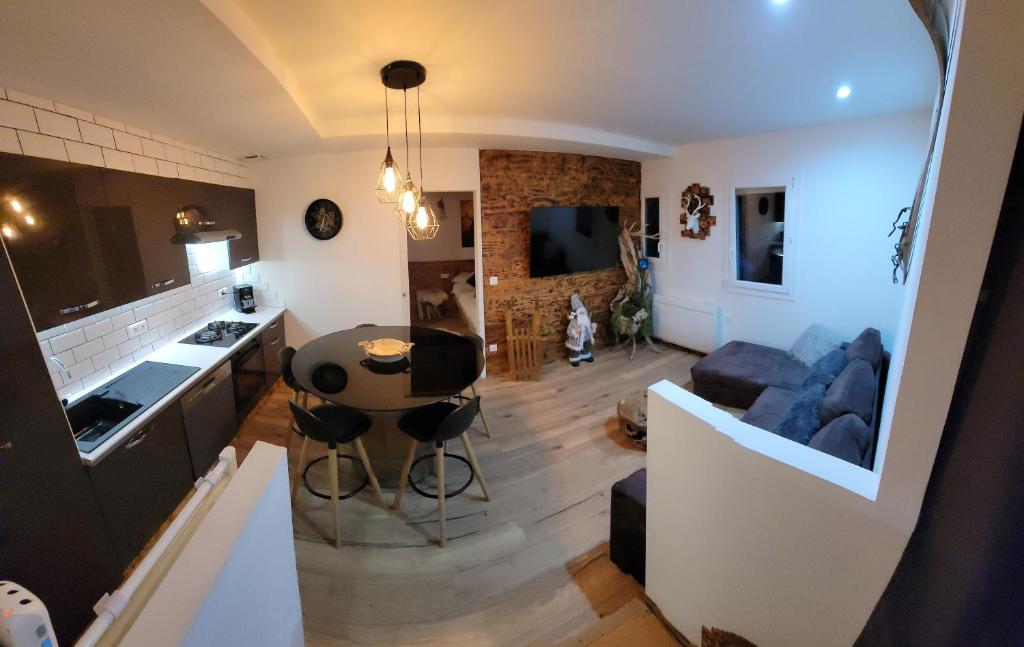 Kuchyň nebo kuchyňský kout v ubytování Appartement T2 cosy