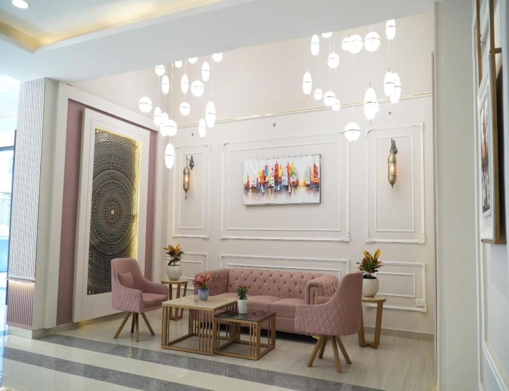 Posezení v ubytování Hotel Nimantrana