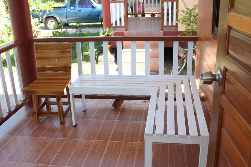 Balkón nebo terasa v ubytování Lam-tong Resort