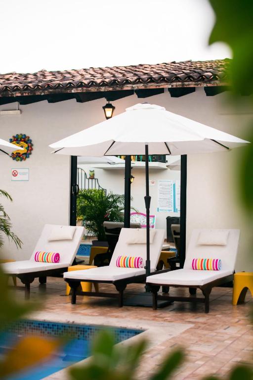 Patio nebo venkovní prostory v ubytování Casa Maria Hotel Boutique & Gallery Adults Only