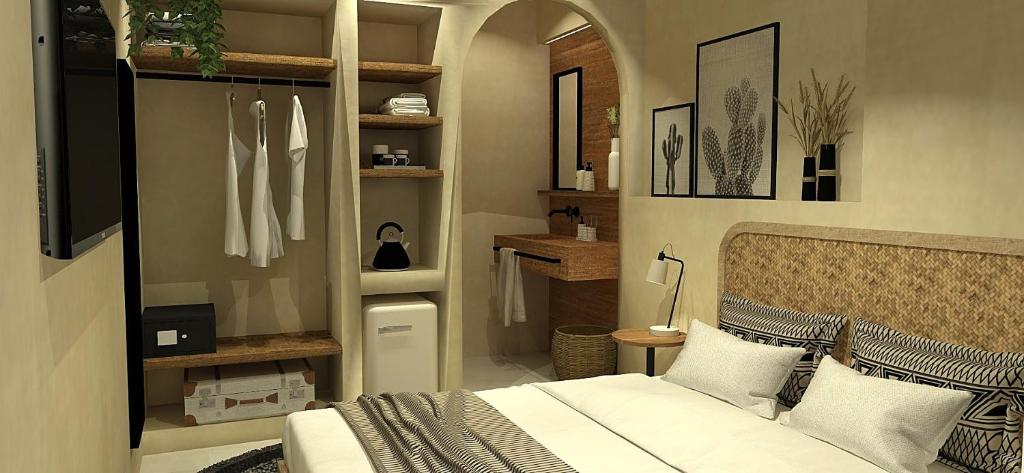 Cama o camas de una habitación en The Artemis Hotel