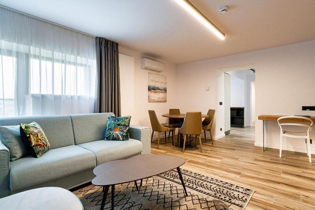 Χώρος καθιστικού στο LemonApartments
