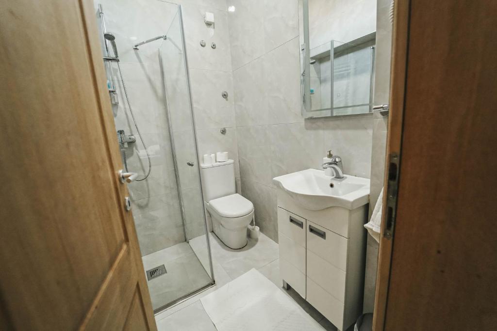 Koupelna v ubytování B&B Passage