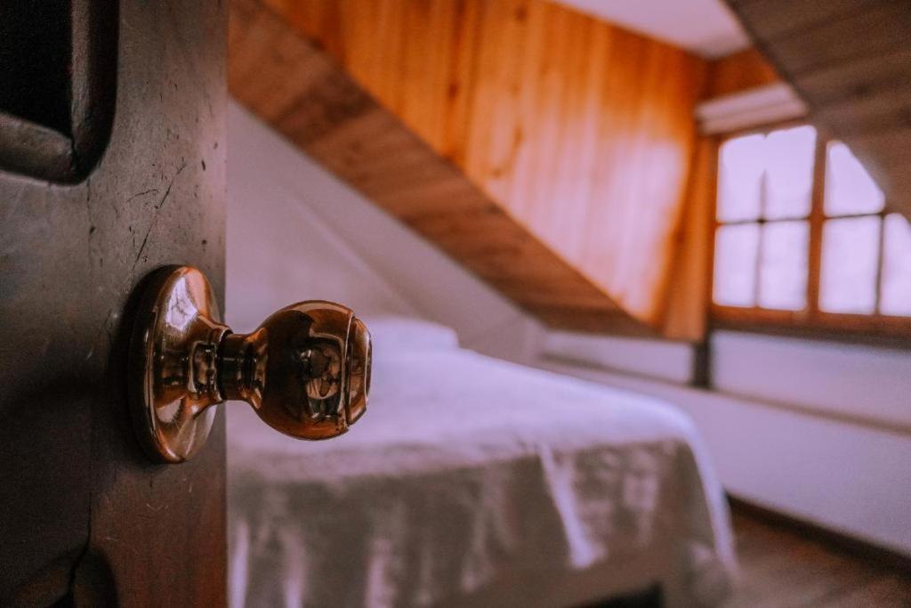 Postel nebo postele na pokoji v ubytování Casa del Arupo