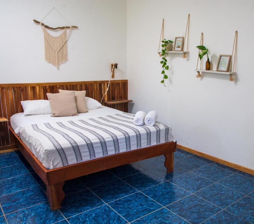 Postel nebo postele na pokoji v ubytování La Posada - Hostel