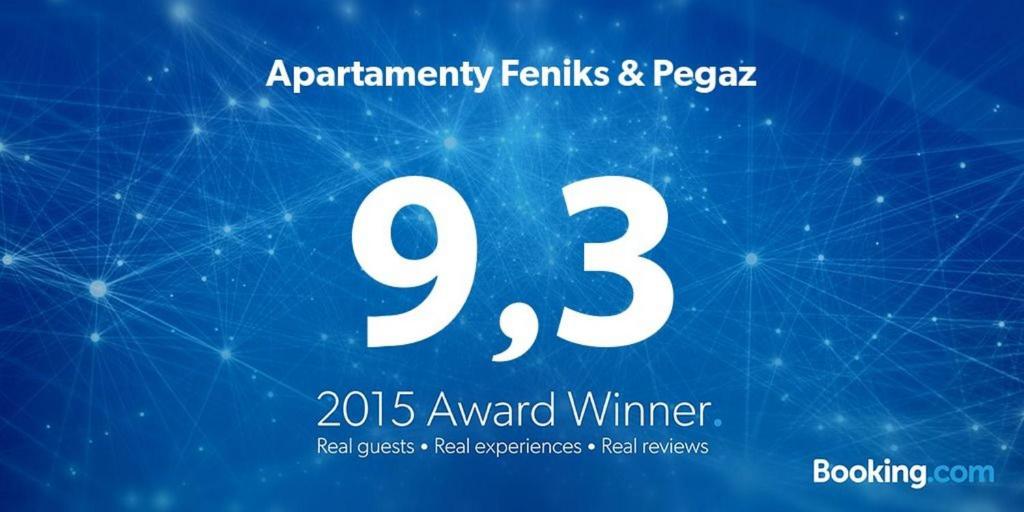 Certifikát, hodnocení, plakát nebo jiný dokument vystavený v ubytování Apartamenty Feniks & Pegaz