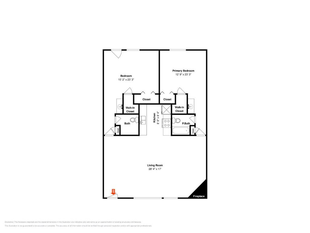 a floor plan of a house at Gotch Eyed Moose in Alto