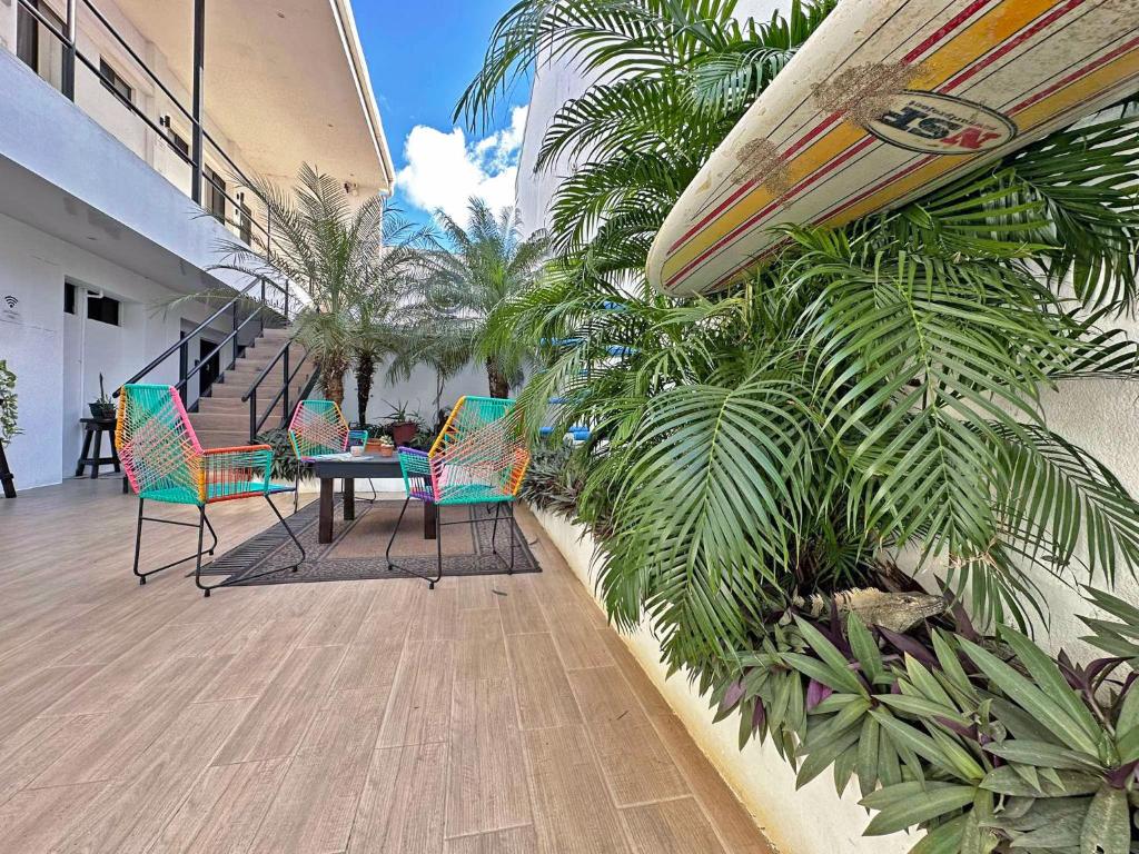 Balkón nebo terasa v ubytování Surf Ranch Tamarindo