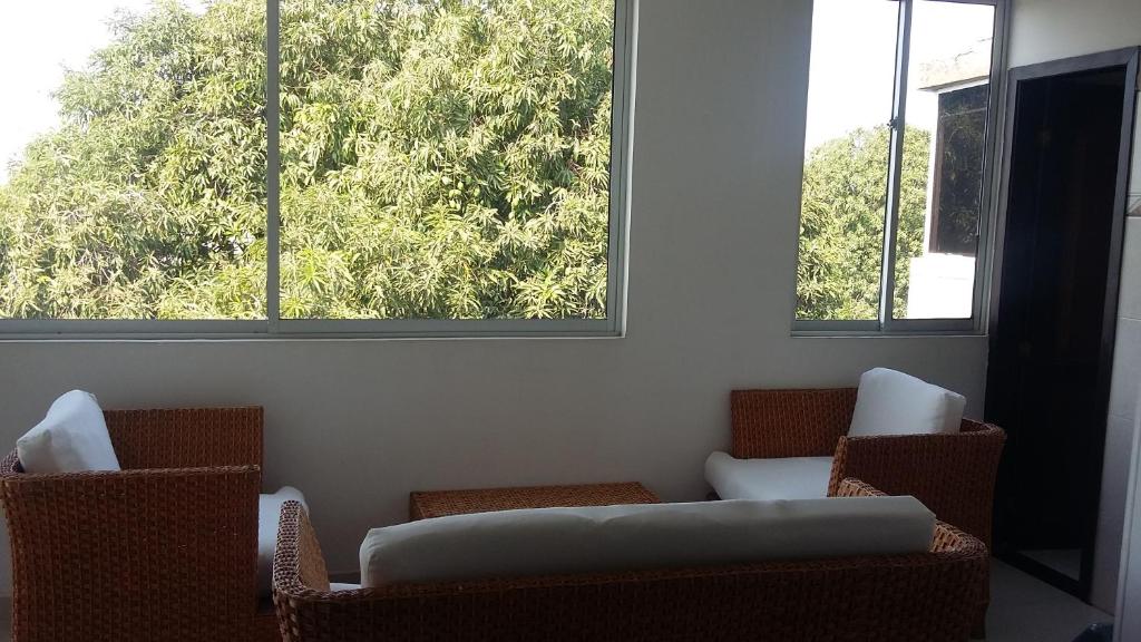 Posezení v ubytování Hotel La Vieja Sara