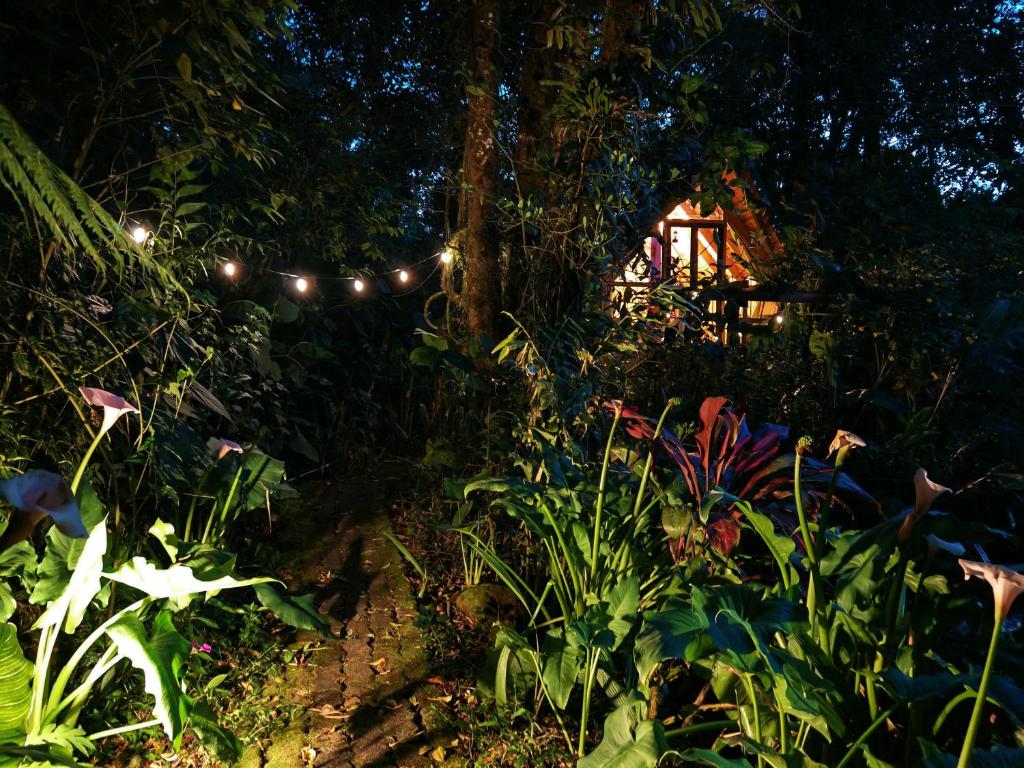 Zahrada ubytování Tipi Cabécar