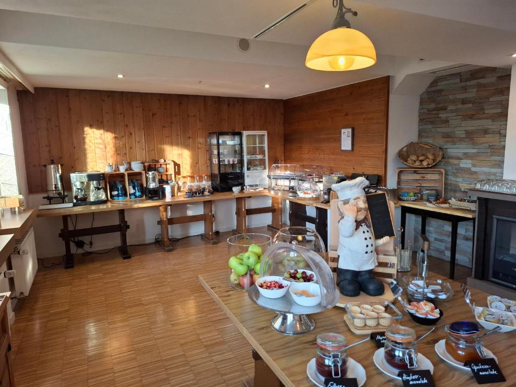 Nápoje v ubytování Hotel Scharfes Eck