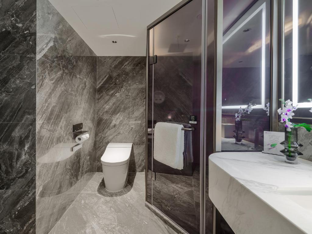 Koupelna v ubytování Donghu Collection Hotel
