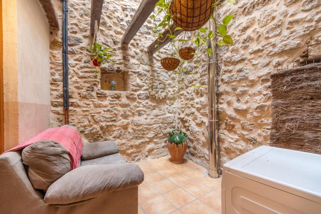 Koupelna v ubytování Casabras Rural