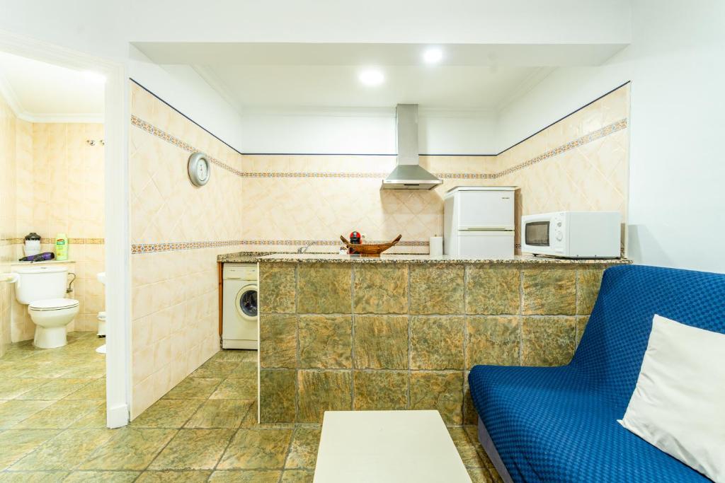Kuchyň nebo kuchyňský kout v ubytování Apartamentos Casamonteymar