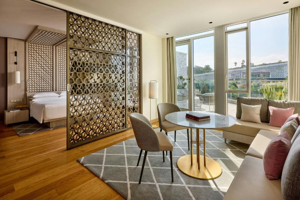 Posezení v ubytování Rabat Marriott Hotel